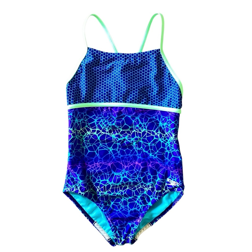 Speedo One-Piece Nylon Swimsuit 12 yo (Girls)